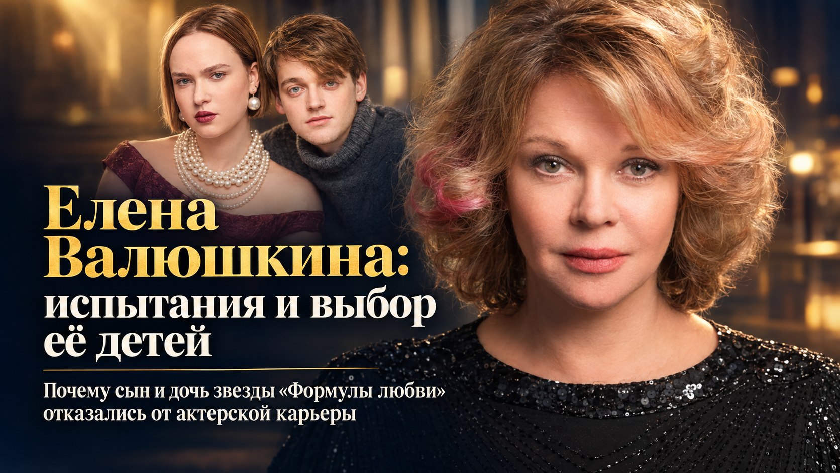 Елена Валюшкина — о роли в «Куколке», творческом взлёте после «Формулы любви», браке с Яцко и выборе детей