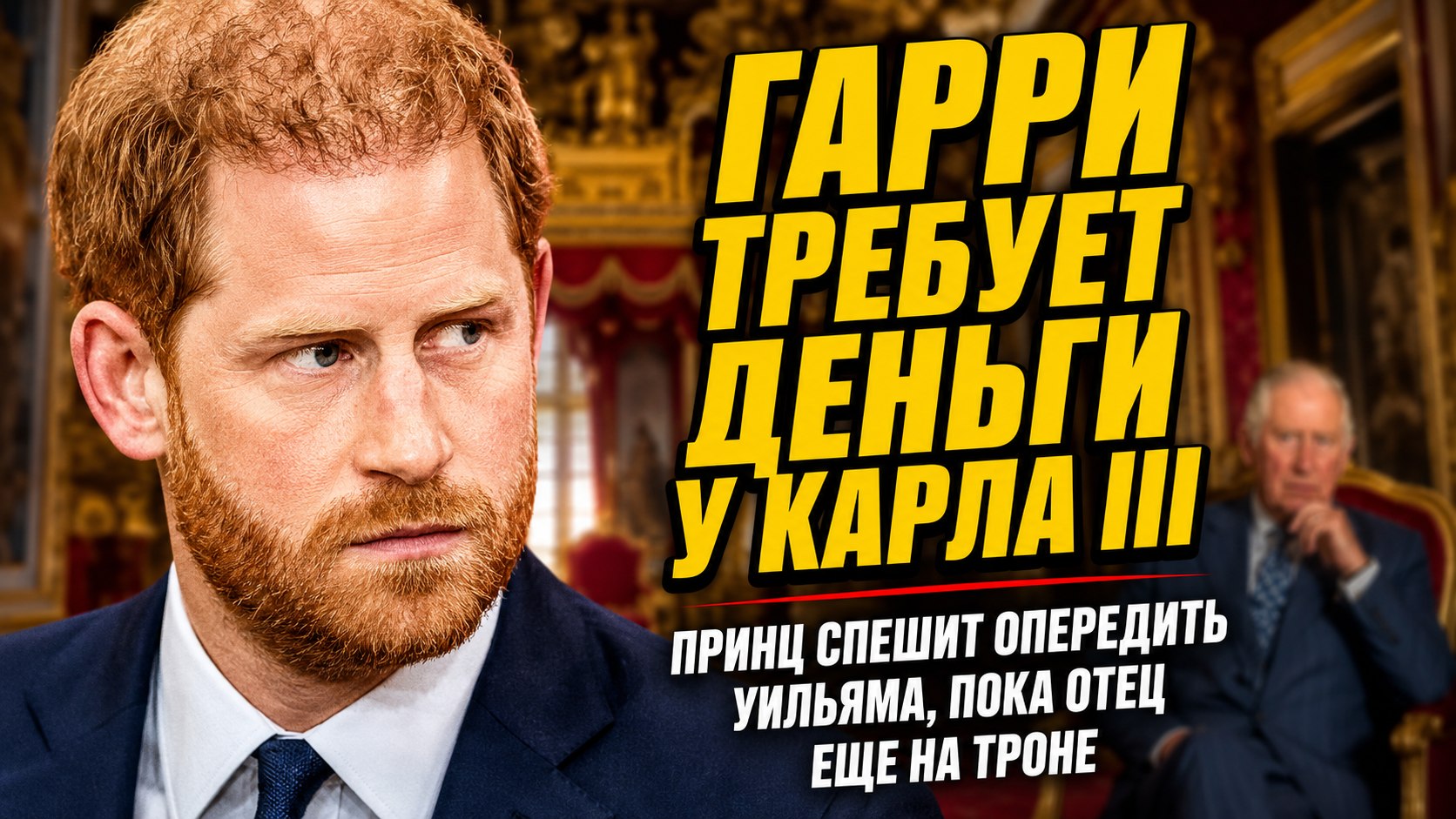 Инвентаризация наследства: почему принц Гарри добивается извинений от Карла III и спешит опередить Уильяма