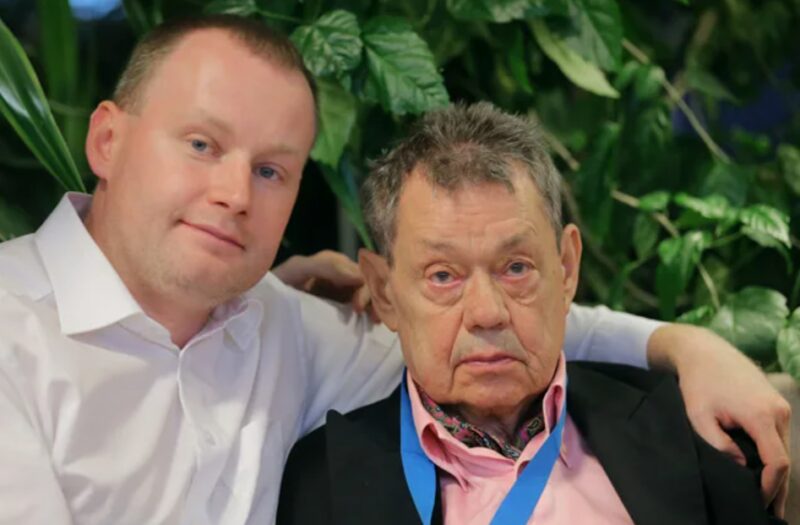 Андрей Караченцов с отцом, Николаем Караченцовым