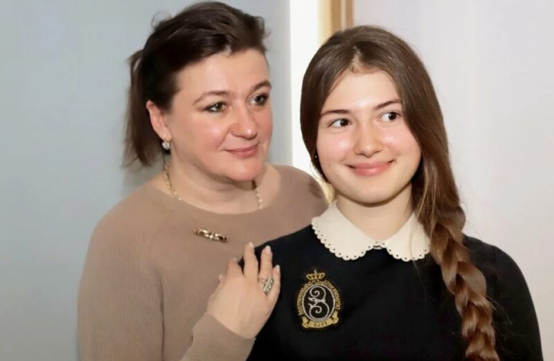 Анастасия Мельникова с дочерью Марией