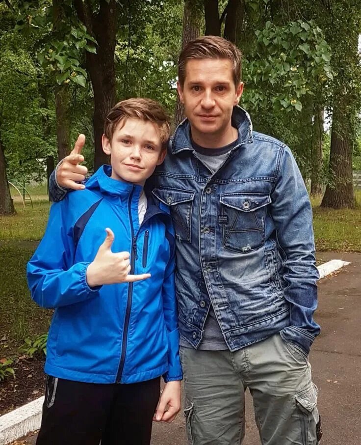 Александр Ратников с сыном Никитой