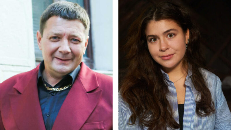 Ян Цапник с дочерью Елизаветой