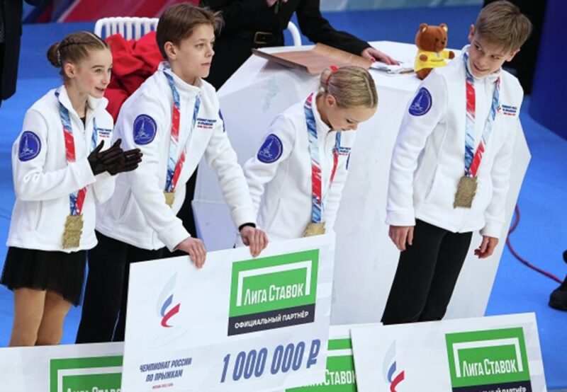 Лев Лазарев на чемпионате России по прыжкам