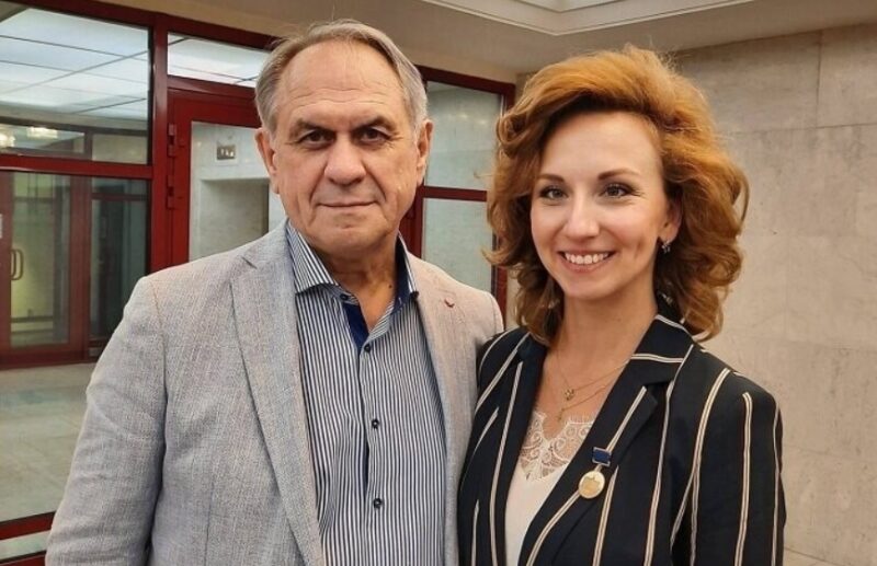 Валерий Афанасьев с женой Наталией