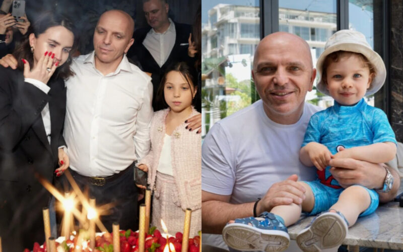 Александр Шоуа с детьми