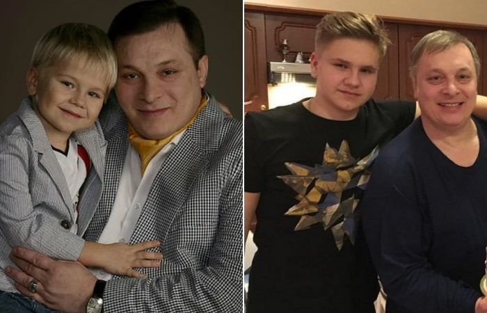 Продюсер с младшим сыном Александром