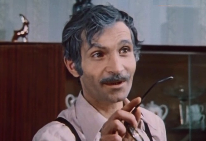 Кадр из фильма «Расписание на завтра» с участием Косухина (1976)