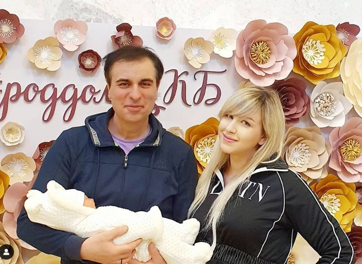 Виктор Чайка с маленьким сыном