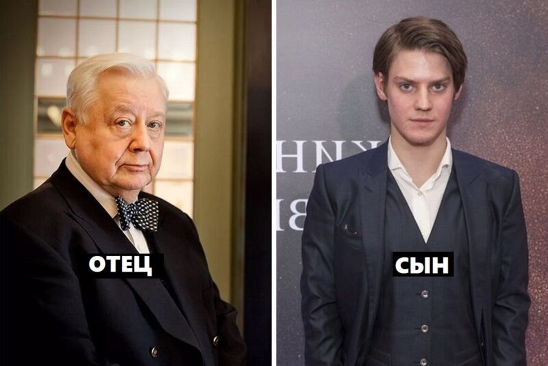 Олег Табаков с сыном Павлом