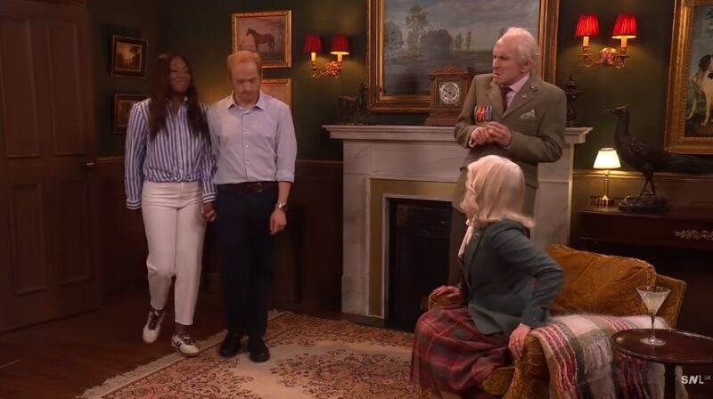 Чарльз и Камилла в скетче Saturday Night Live UK