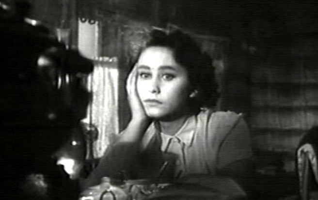 Майя Менглет, прославившаяся ролью Тони Глечиковой в фильме «Дело было в Пенькове», 1957 год