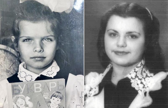 Анна Азарова в детстве