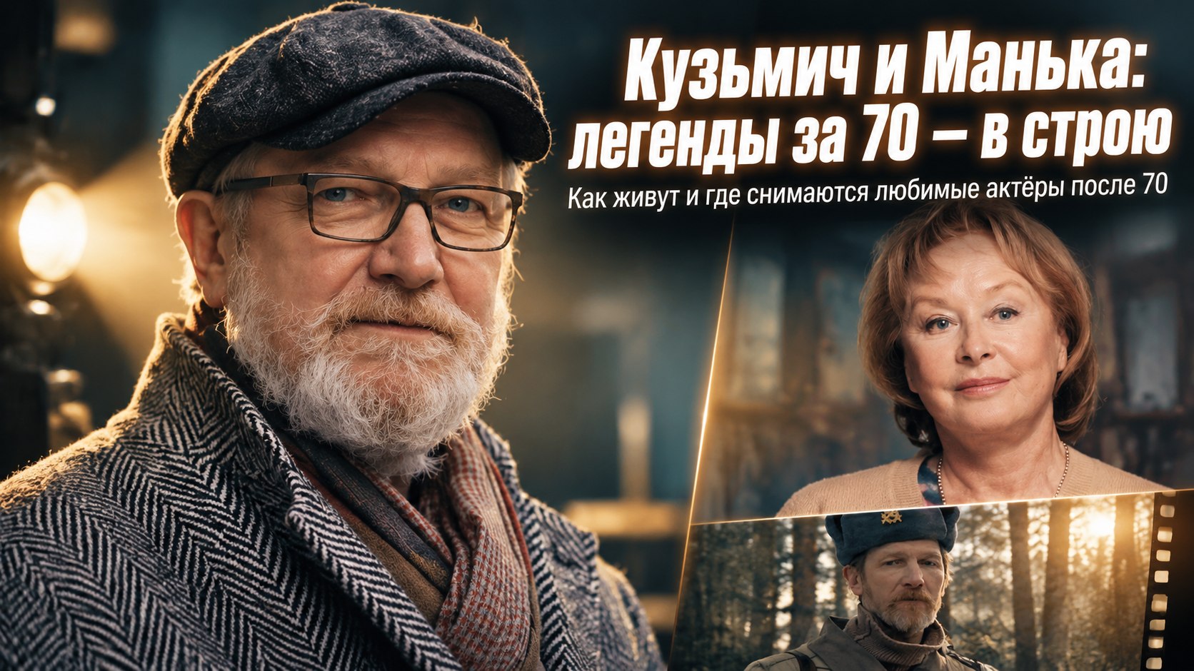 От Кузьмича до Маньки-Облигации: как сейчас живут и где снимаются любимые актеры старше 70 лет