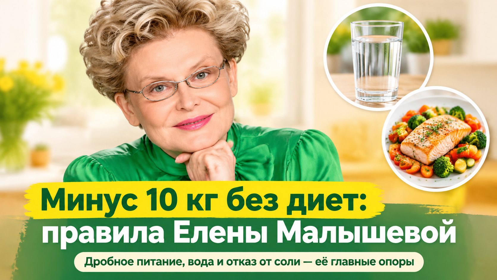 Минус 10 кг без жестких диет и голодания: правила питания Елены Малышевой, которые работают годами
