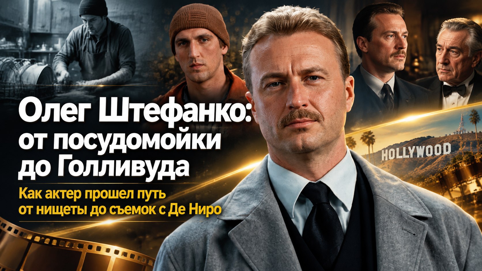 От посудомойки в Нью-Йорке до съемок у Де Ниро: испытания и триумф актера Олега Штефанко
