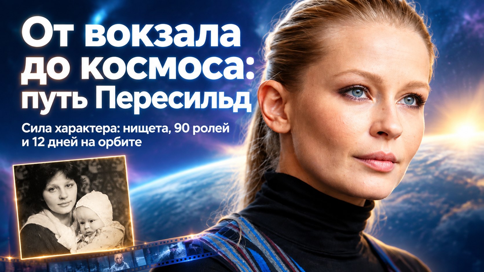Юлия Пересильд: от ночёвок на вокзале и тайного романа с Учителем до полёта в космос