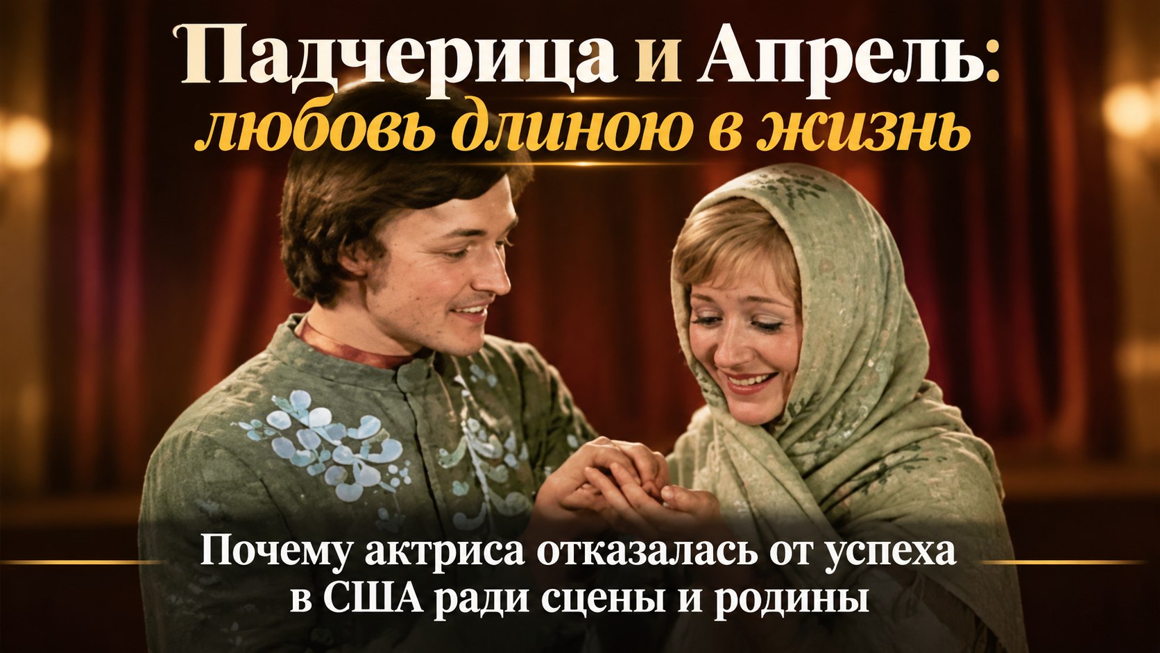 Падчерица и Апрель: почему актриса Наталья Попова отказалась от жизни в США ради сцены и родины