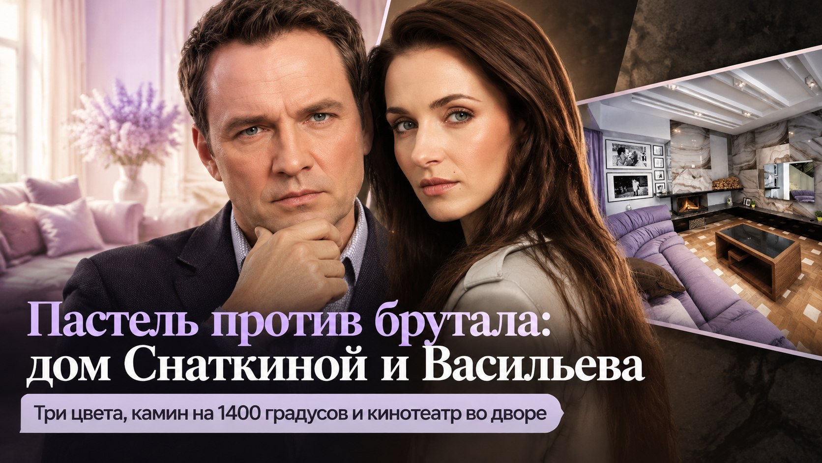 Анна Снаткина хотела пастель, Виктор Васильев — тёмное и брутальное: каким получился их дом