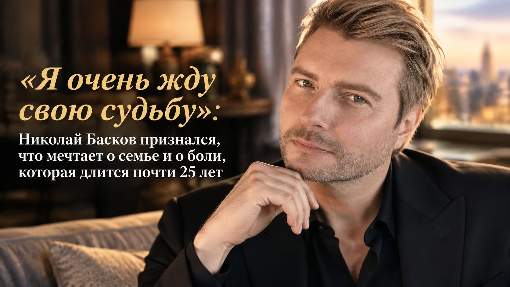 «Я очень жду свою судьбу»: Николай Басков признался, что мечтает о семье и о боли, которая длится почти 25 лет