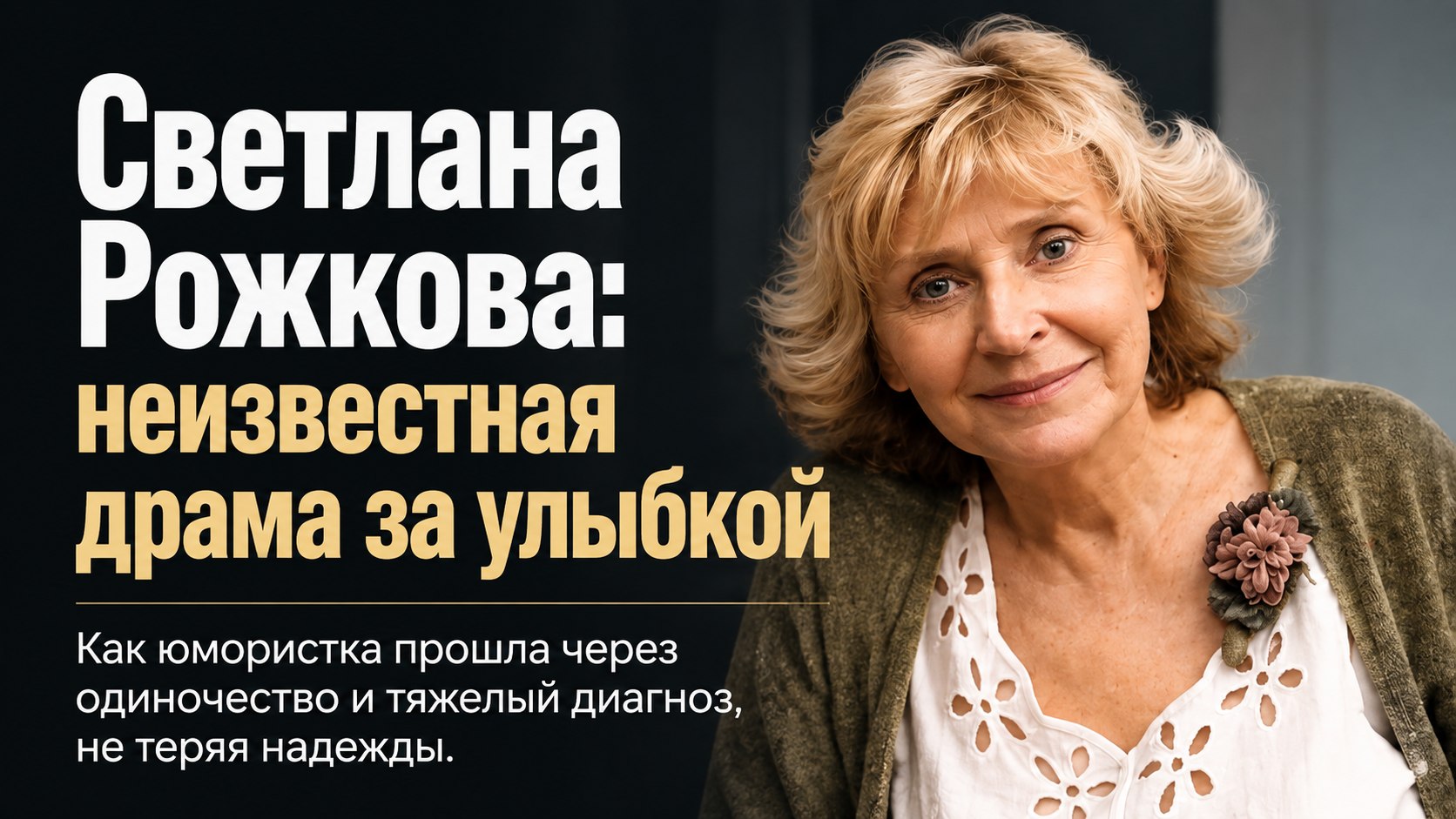 От потери в сугробе до тяжелого диагноза: неизвестные повороты судьбы Светланы Рожковой