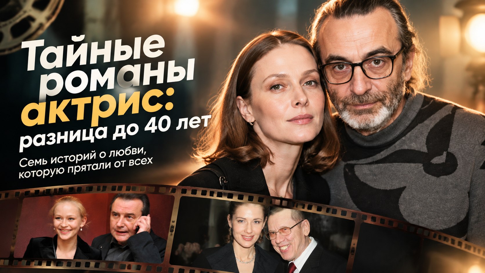 7 актрис, которые скрывали романы с мужчинами старше себя: разница — до 40 лет