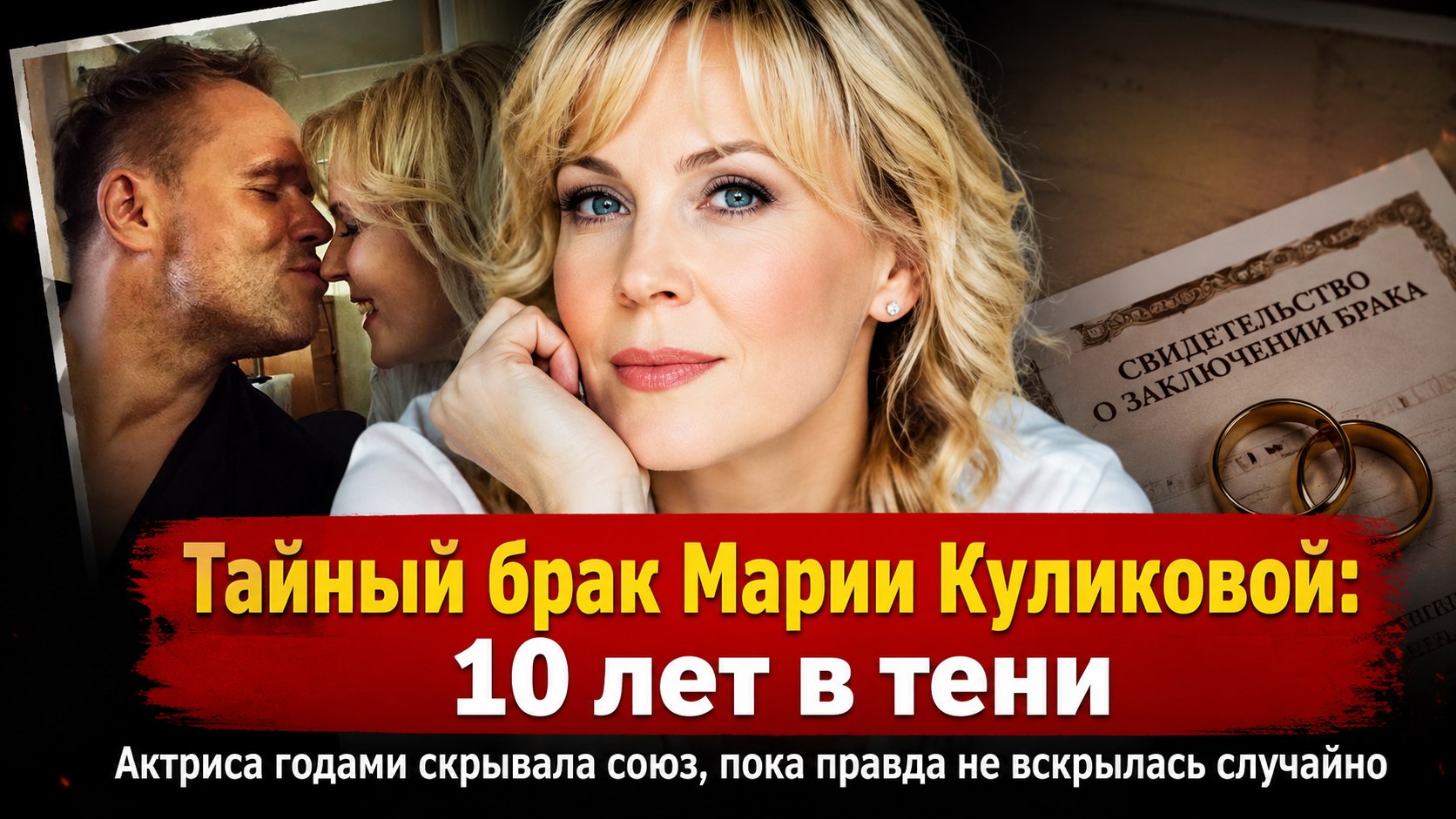 Тайный брак после 10 лет отношений: почему Мария Куликова годами скрывала союз с Виталием Кудрявцевым