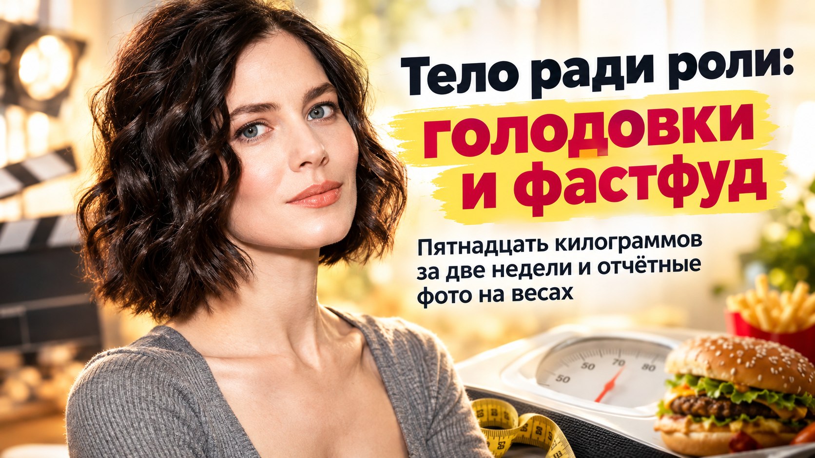 Голодовки, фастфуд и отчётные фото на весах: как российские актёры меняли тело ради роли