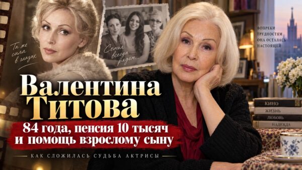 84-летняя Валентина Титова живёт на 10 тысяч в месяц и содержит взрослого сына — как сложилась судьба актрисы