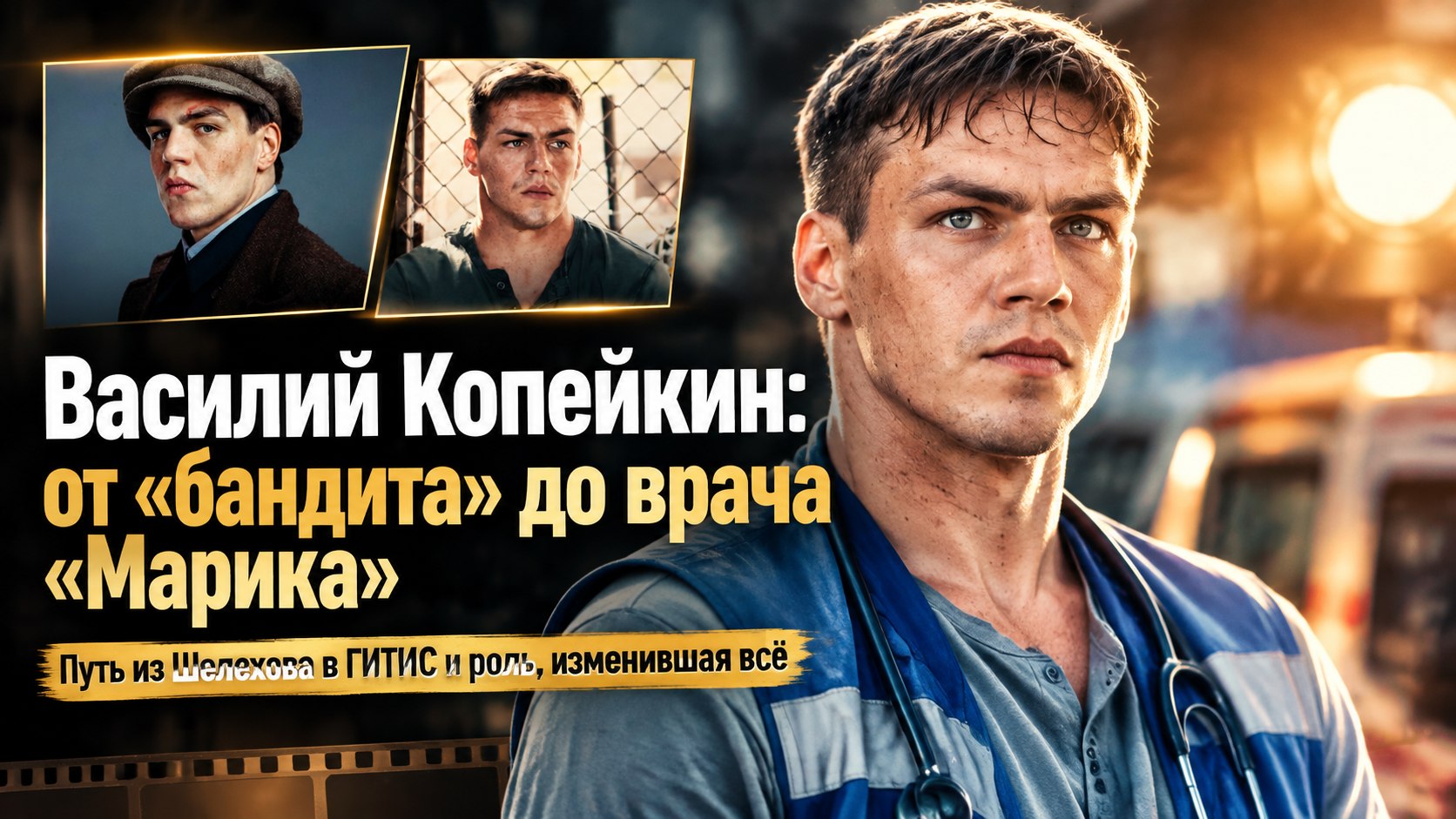 От «бандита» до врача в «Марике»: как Василий Копейкин прошёл путь из Сибири к крупным драматическим ролям