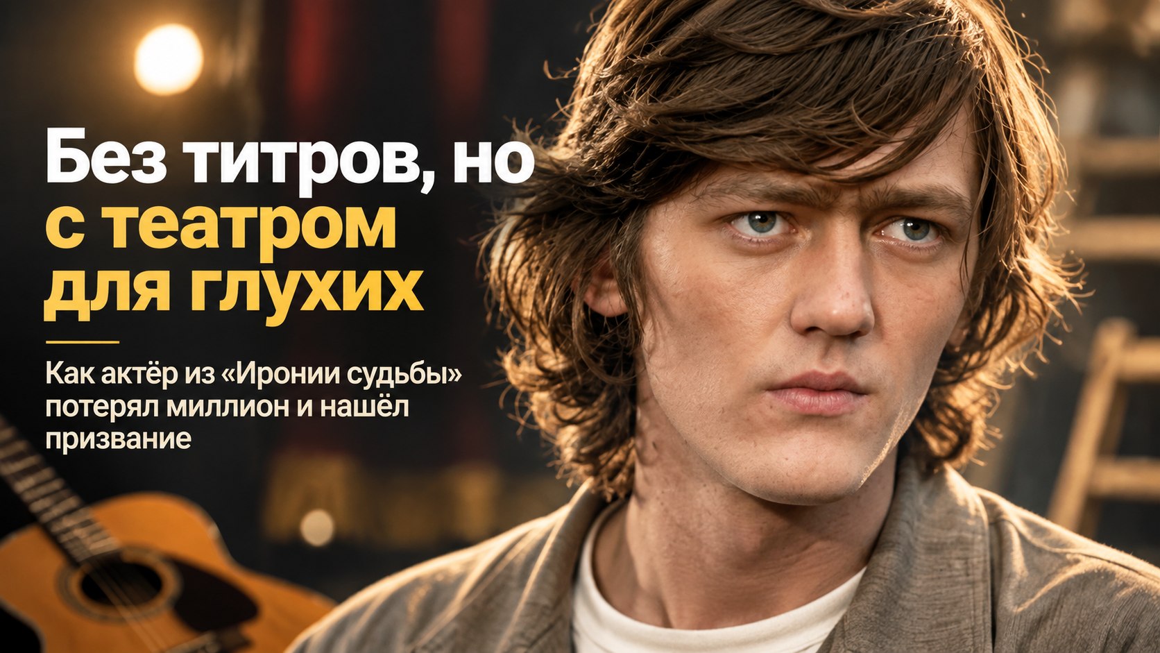 Александр Постников: без имени в титрах «Иронии судьбы», но с театром, где глухие играют вместе со слышащими