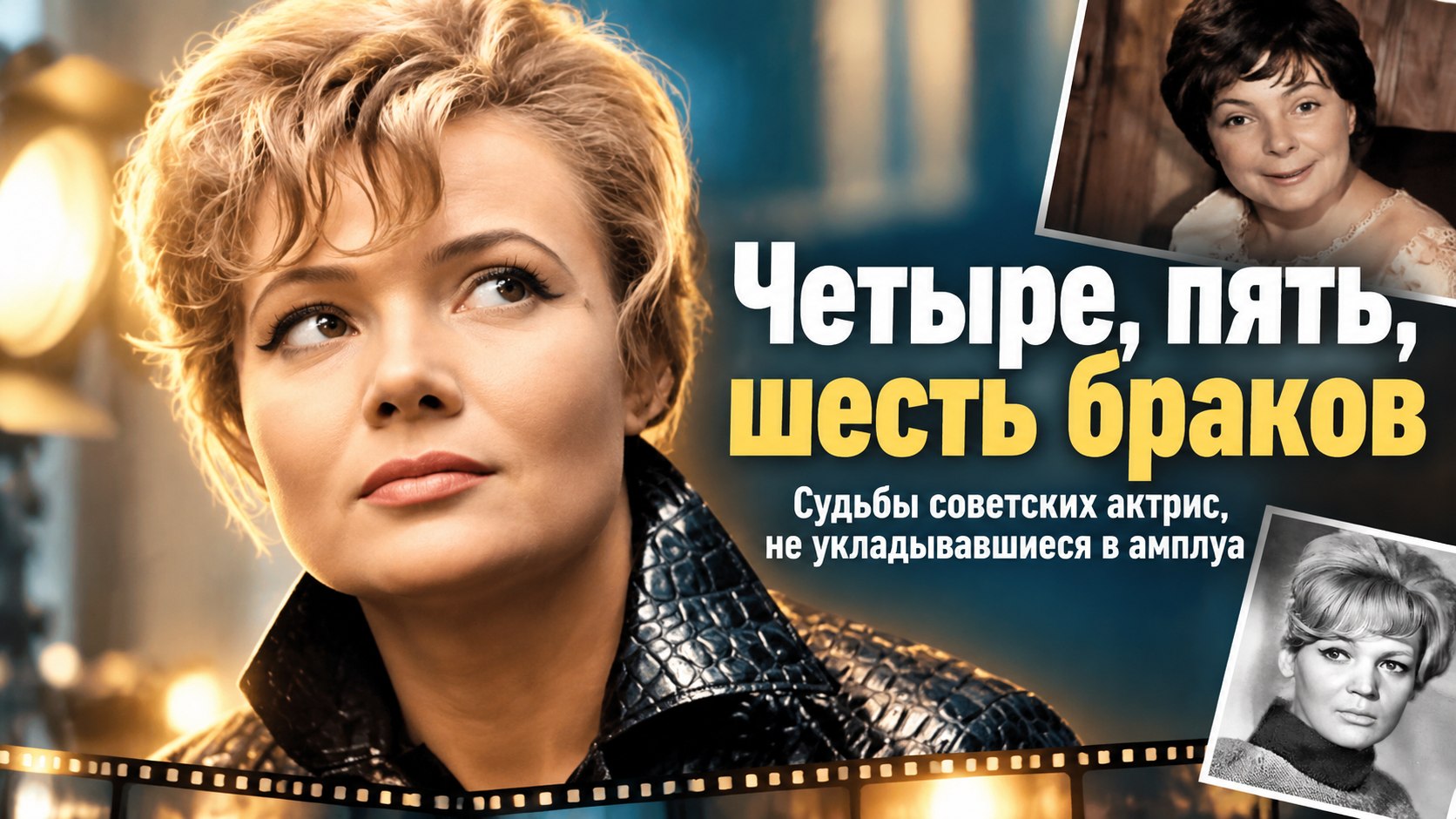 Четыре, пять, шесть и даже восемь браков: советские актрисы, чьи судьбы не укладывались в амплуа