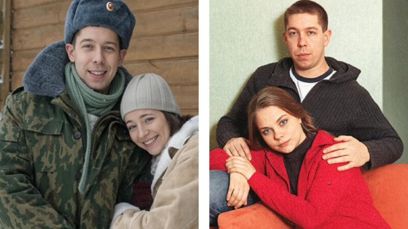 Иван Моховиков с женой Ольгой Глушко, кадры из сериала