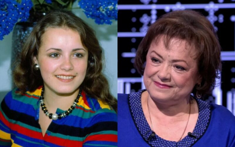 Елена Цыплакова в молодости и сейчас