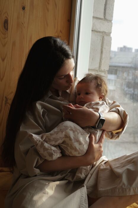 Юлия Дубровина с младшей дочерью