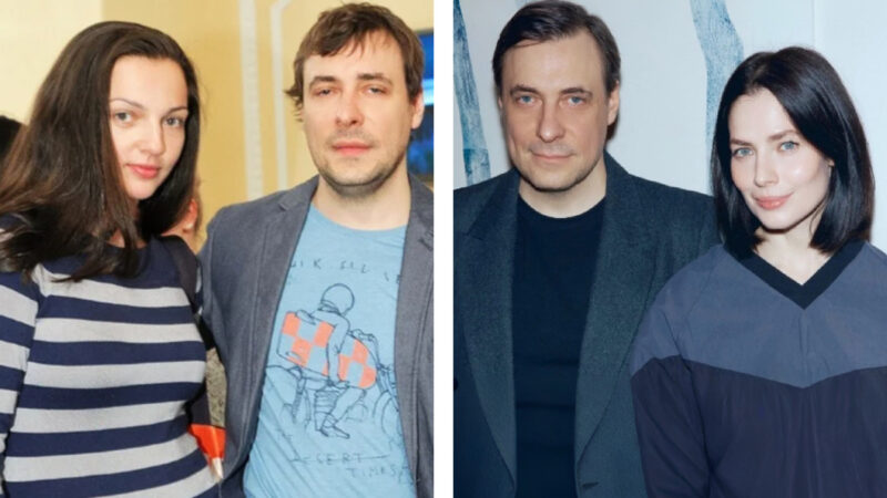 Евгений Цыганов с первой женой Ириной Леоновой и новой избранницей Юлией Снигирь