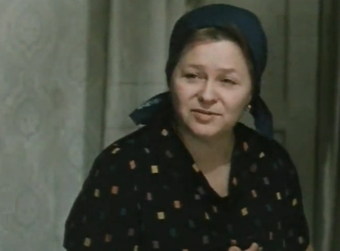 Кадр из картины «Предел возможного» с Тамарой Логиновой, 1984 год