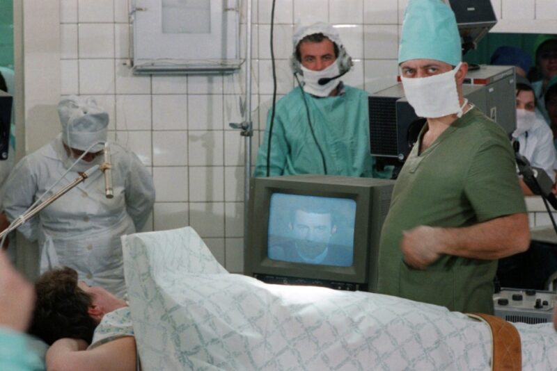 Операционная во время телемоста 1989 года