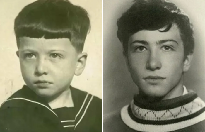 Детские и юношеские фотографии будущего артиста