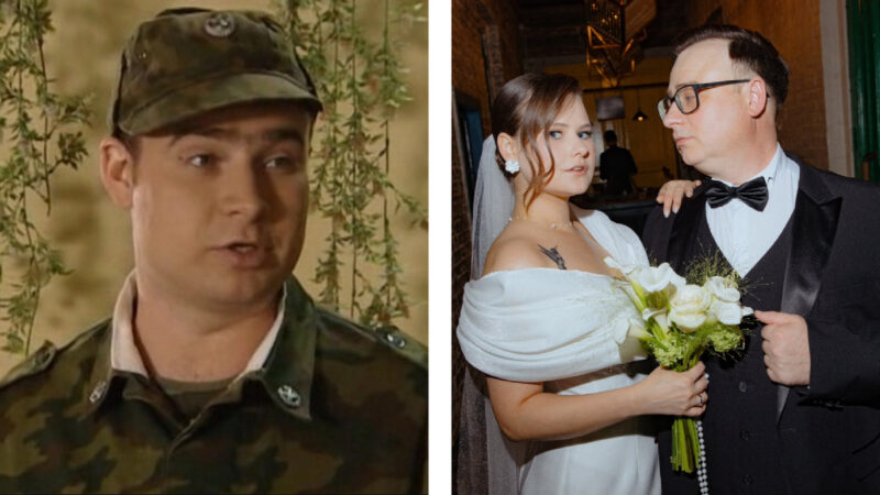 Руслан Сасин с женой Дианой