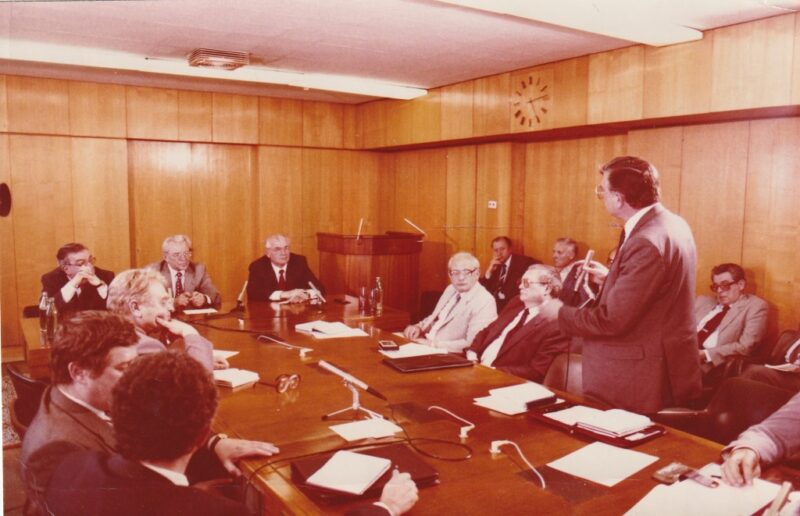 Михаил Ненашев в Останкино в 1989 году