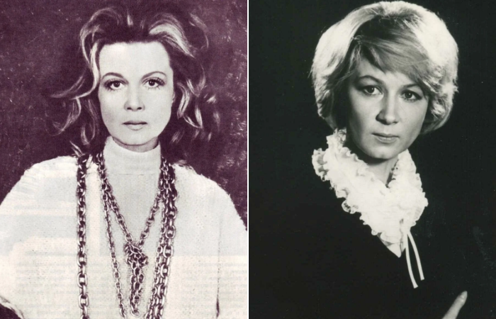 Алла Демидова в юные годы