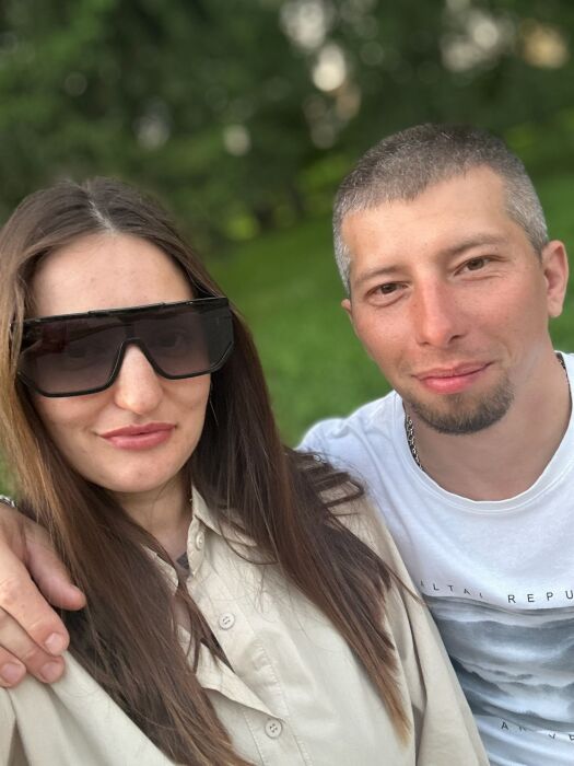 Юлия Дубровина с мужем