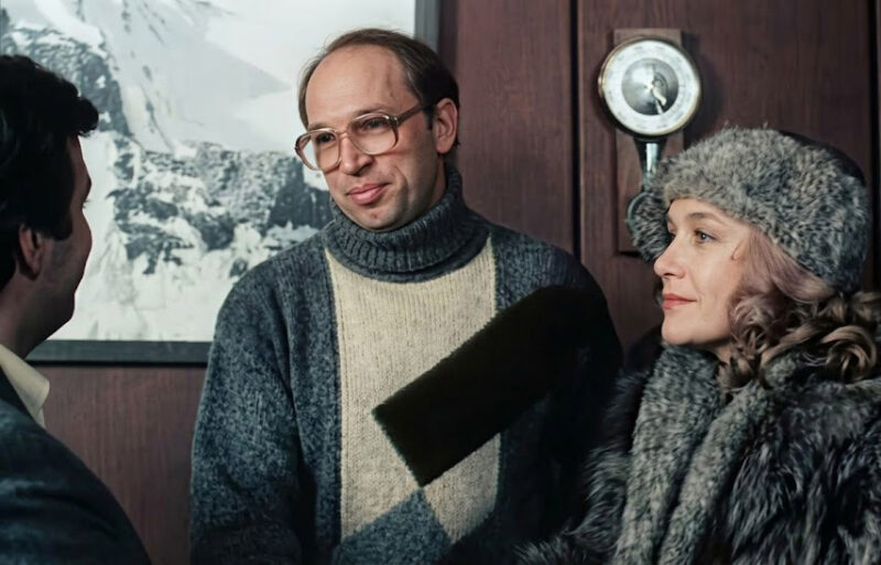 Кадр из фильма «Белое проклятье» с Геннадием Ниловым (1987)