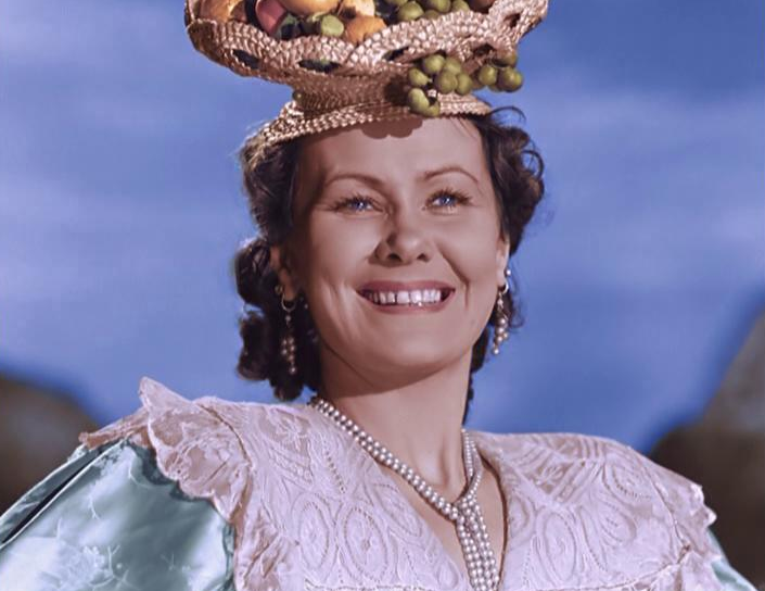 Елена Юнгер в роли Анны в сказке «Золушка», 1947 год