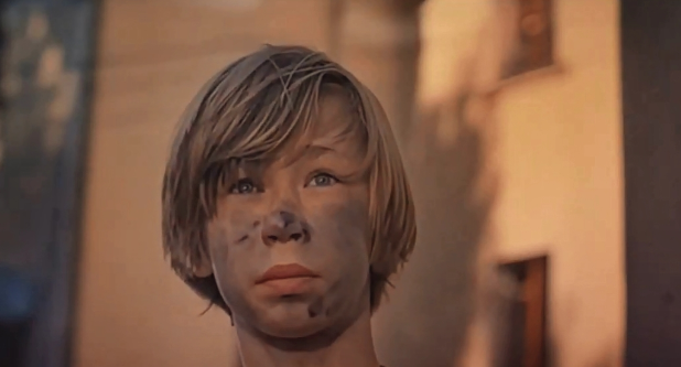 Андрей Гусев в картине «Автомобиль, скрипка и собака Клякса», 1974 год