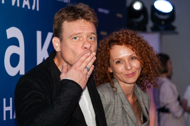 Павел Майков и Мария Саффо на премьере сериала «Контакт»