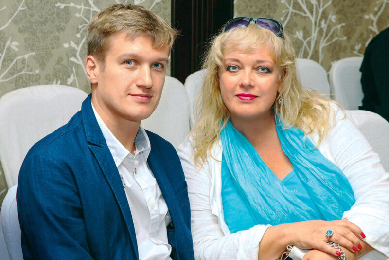 Любовь Руденко с сыном Анатолием