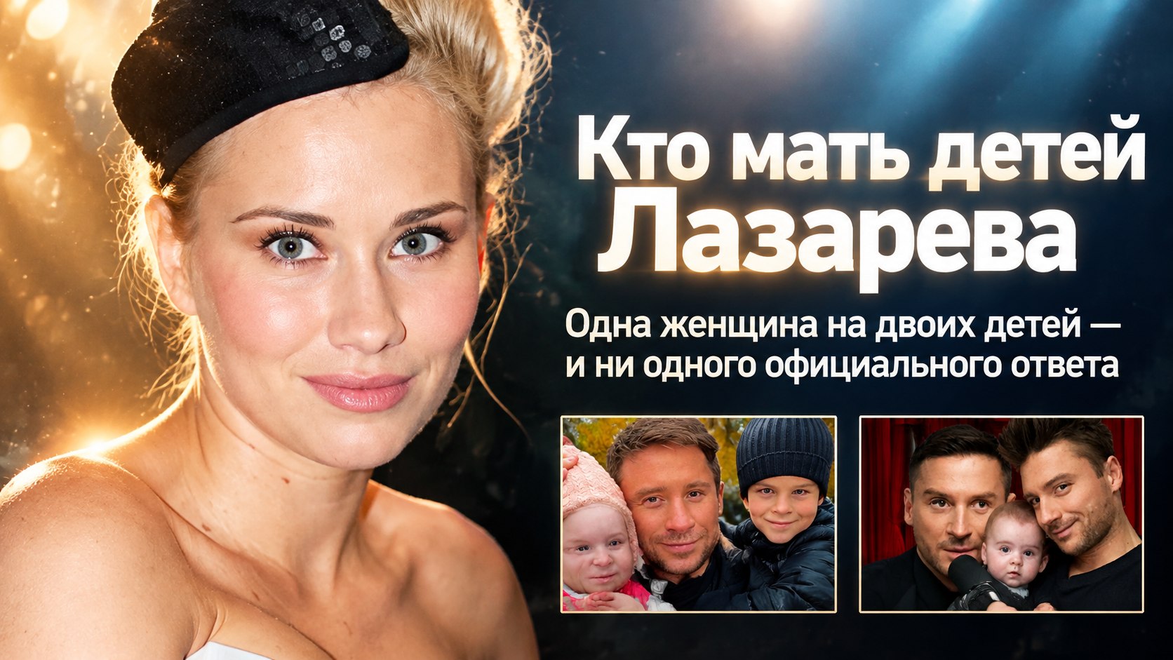 Женщина с его сыном на заставке телефона: кто мать детей Сергея Лазарева