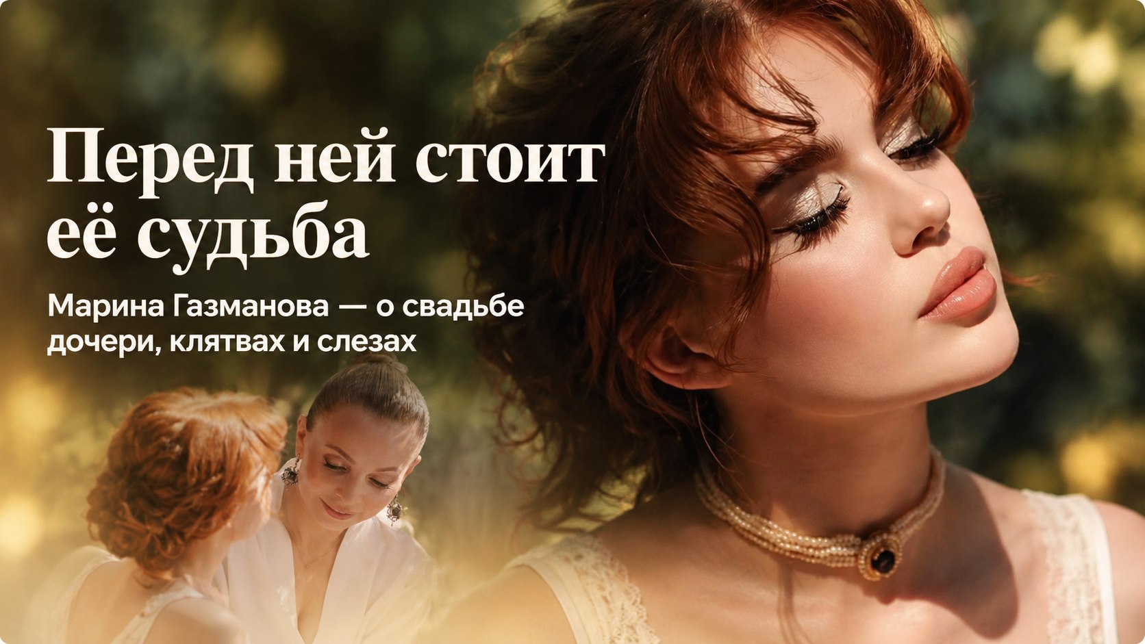 «Перед ним стоит его судьба»: Марина Газманова рассказала о клятвах на свадьбе дочери