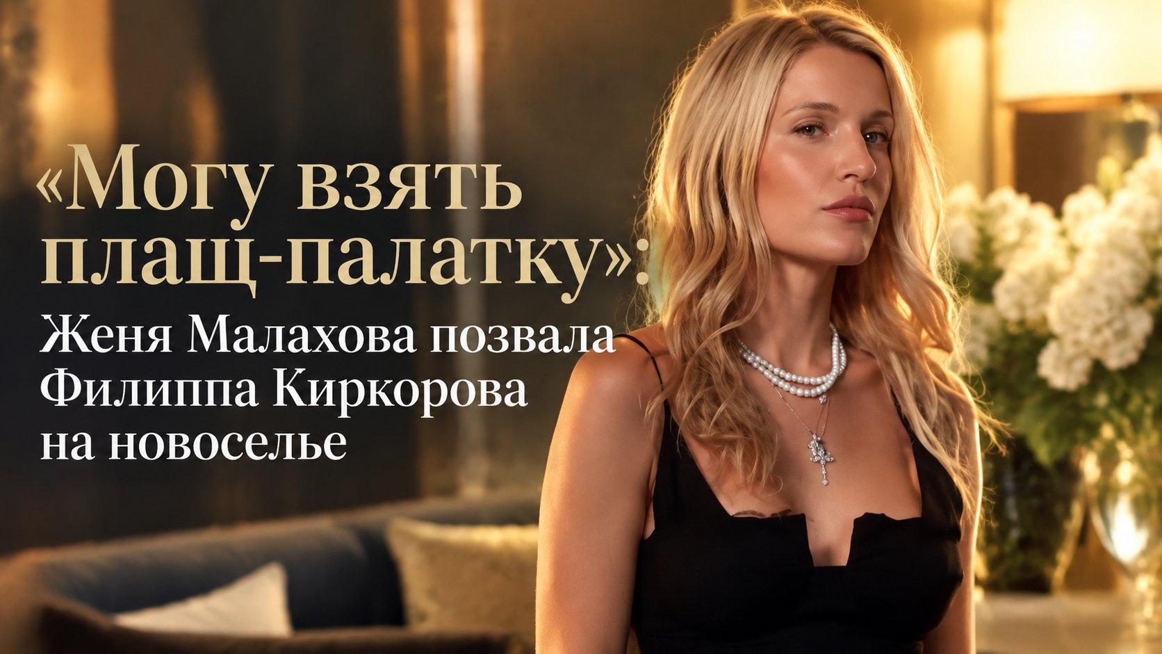«Могу взять плащ-палатку»: Женя Малахова позвала Филиппа Киркорова на новоселье